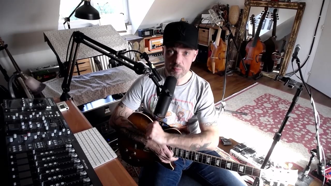 Rythmique rock shuffle à la Greenday