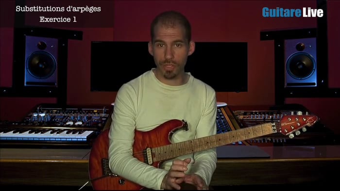 Jouer Dmaj7 sur un Bm7