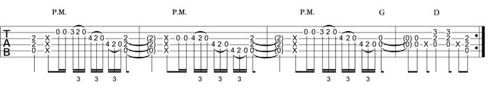 Partition 1 - Le Riff en question