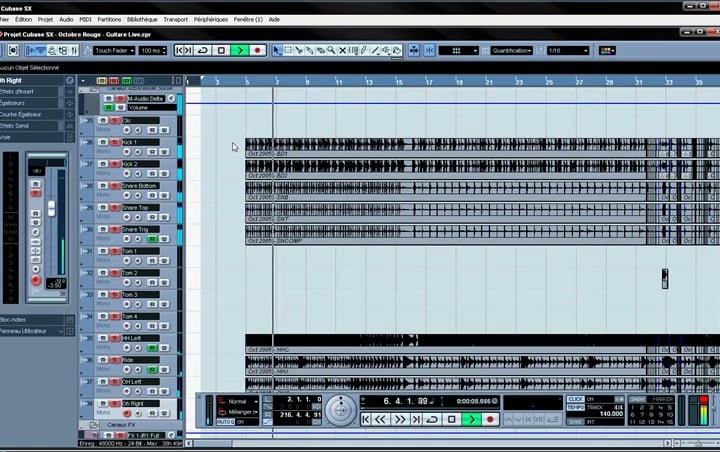 Installer un metronome et de la batterie