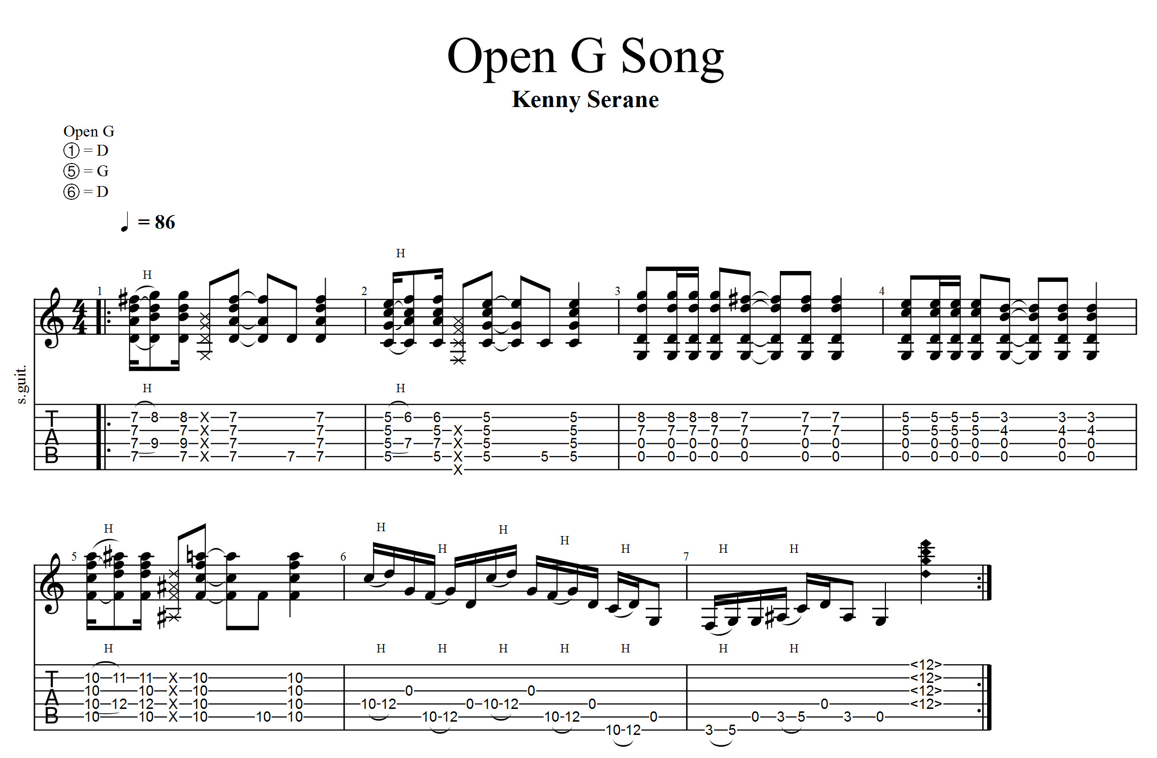 Partition 4 - Open de G - Application