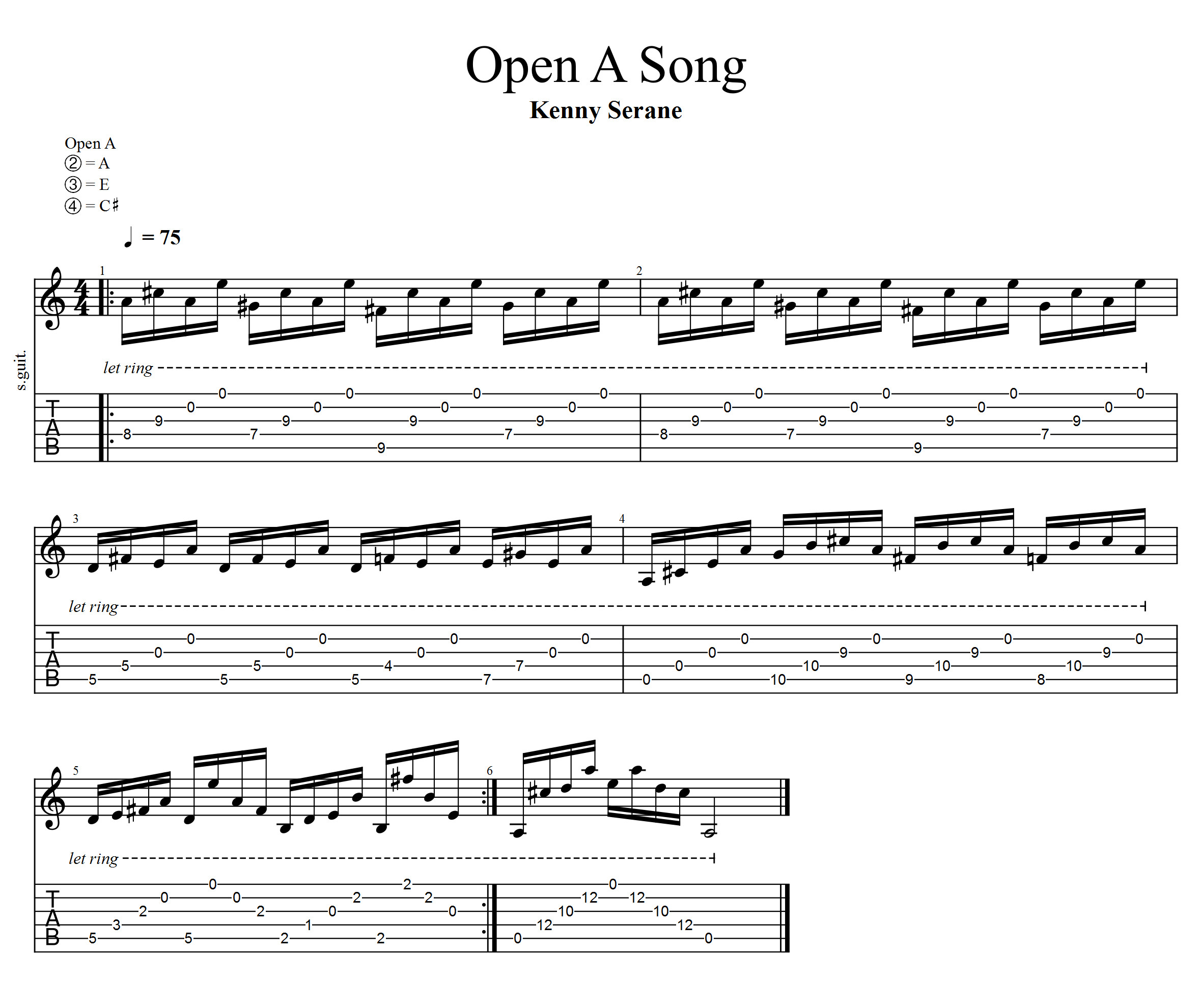 Partition 2 - Open de A - Application