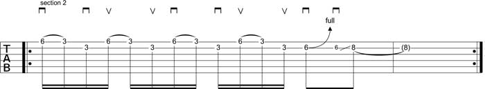 Partition 2 - Groupe de 3 notes