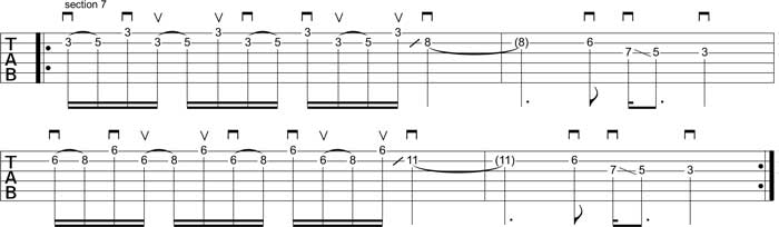 Partition 7 - Décalage harmonique