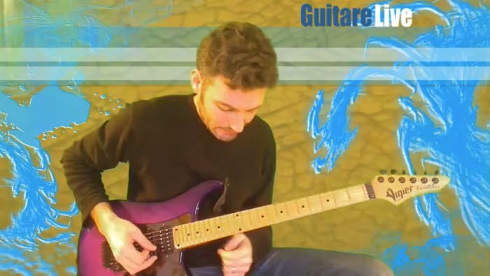 Plan avec blue note à la Dimebag Darrell