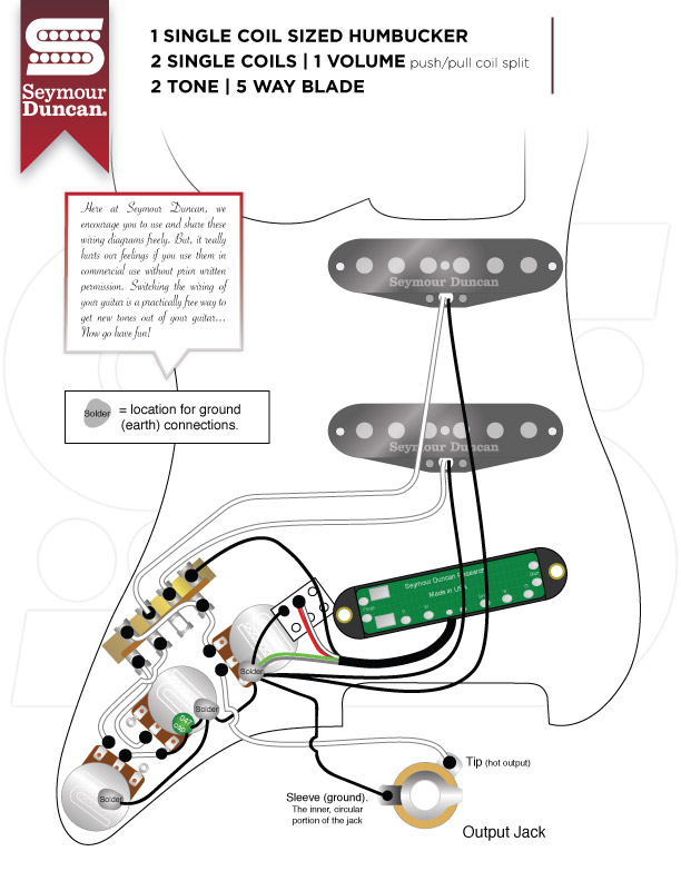 Schéma de montage... original? (Hot Rails splittable ... triple hot rail pickup wiring diagrams 