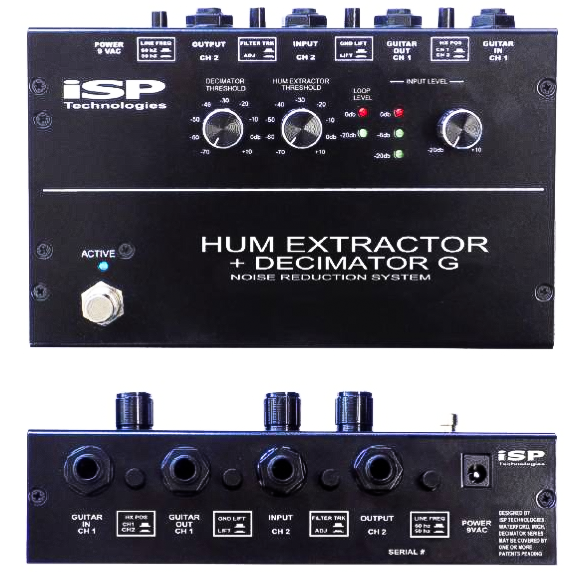 NDSP using ISP Hum Extractor + Decimator G in the routing